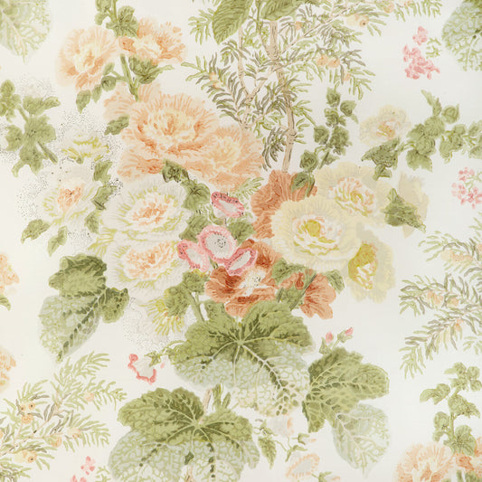 LEE JOFA HOLLYHOCK HDB APRICOT/MOSS
