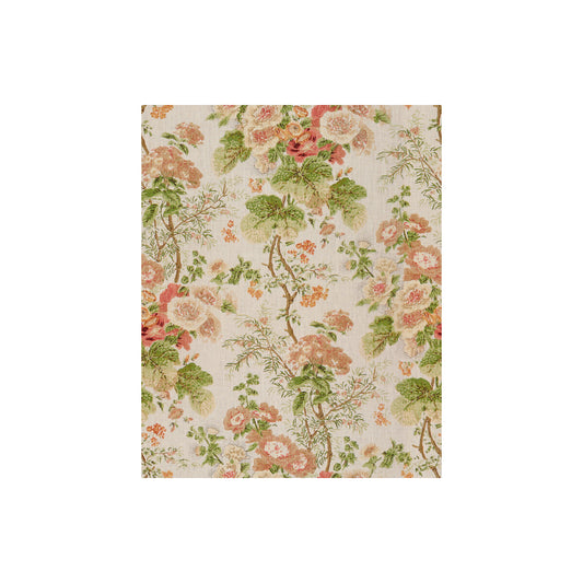 LEE JOFA HOLLYHOCK HDB CORAL/APPLE