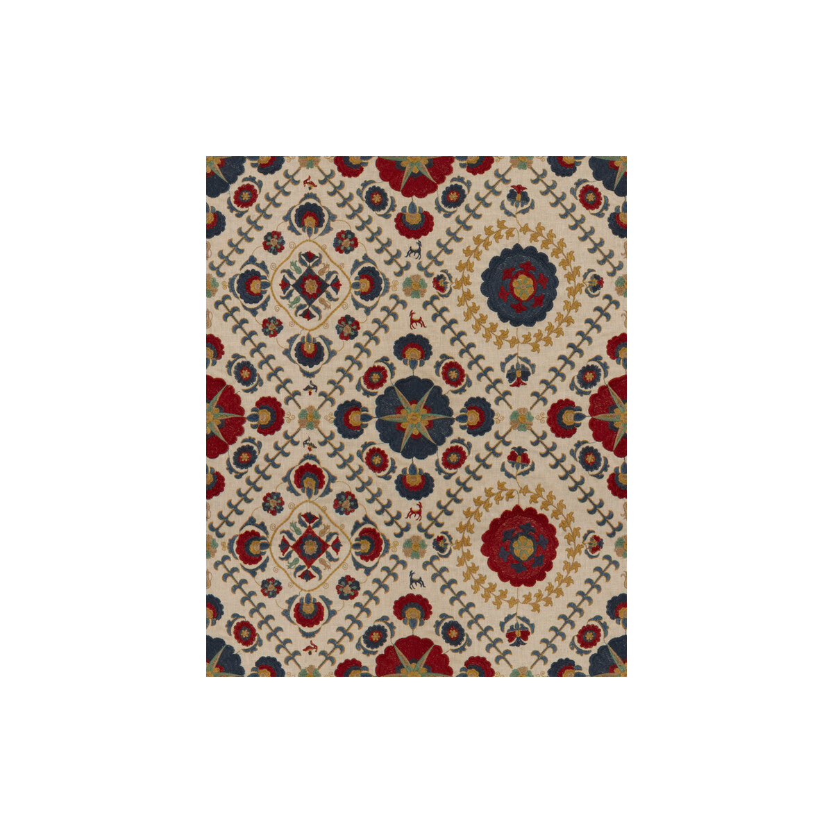 LEE JOFA AYLA TRELLIS INDIGO/RED