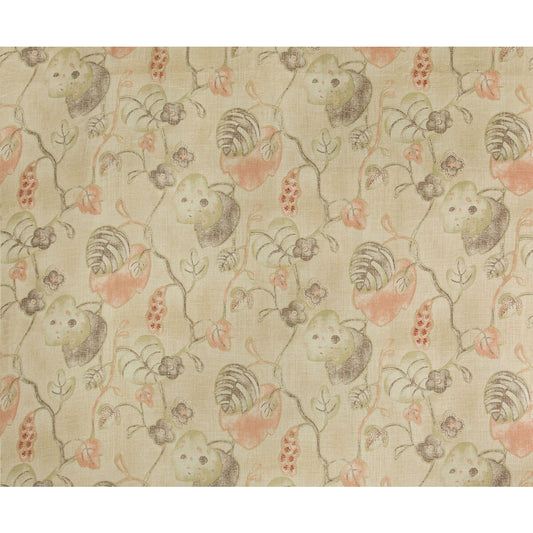 LEE JOFA ANTIBES PRINT OLIVE/PLUM