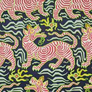 Clarence House: Tibet Wallpaper 2014103 Navy