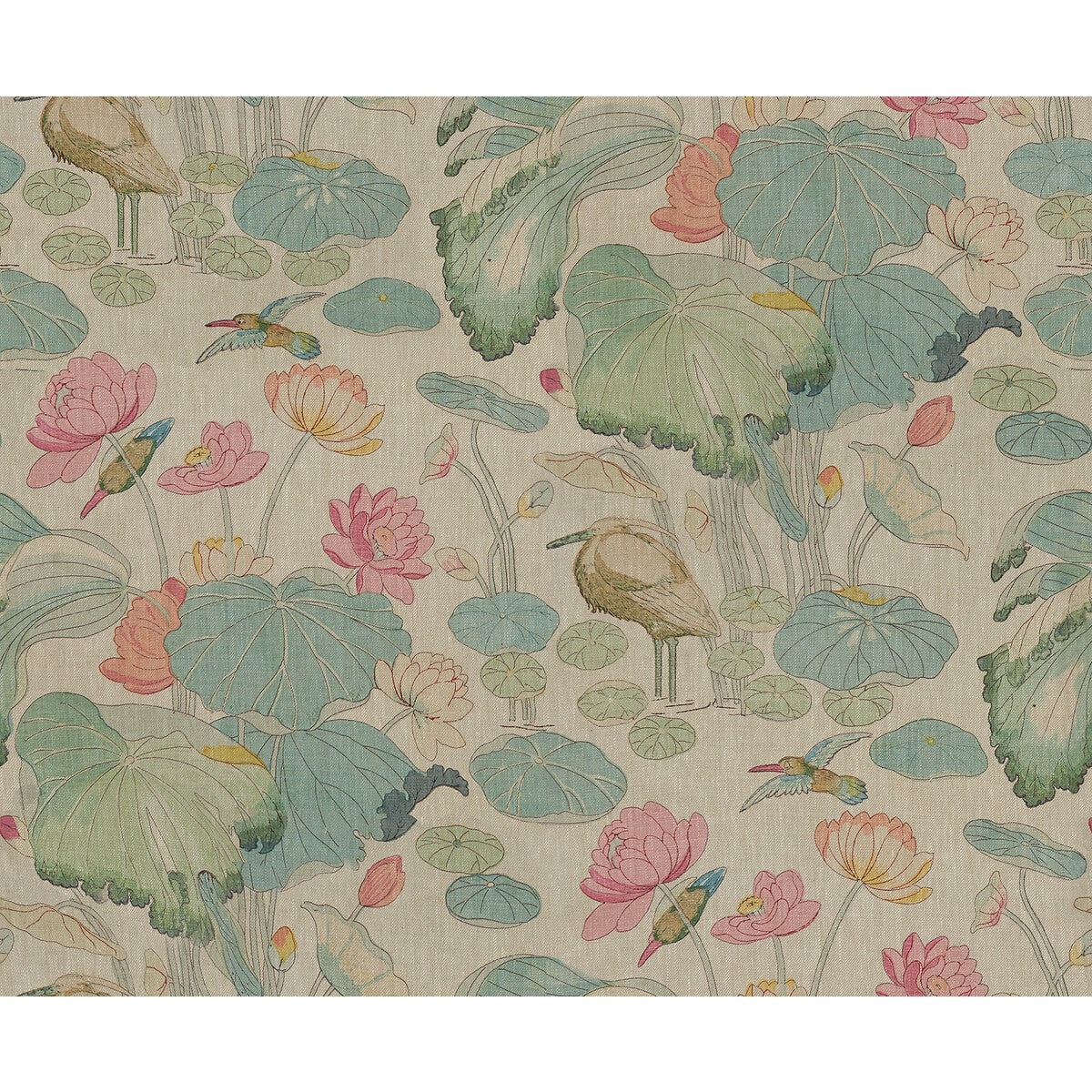 LEE JOFA NYMPHEUS TWILL PINK/TEAL