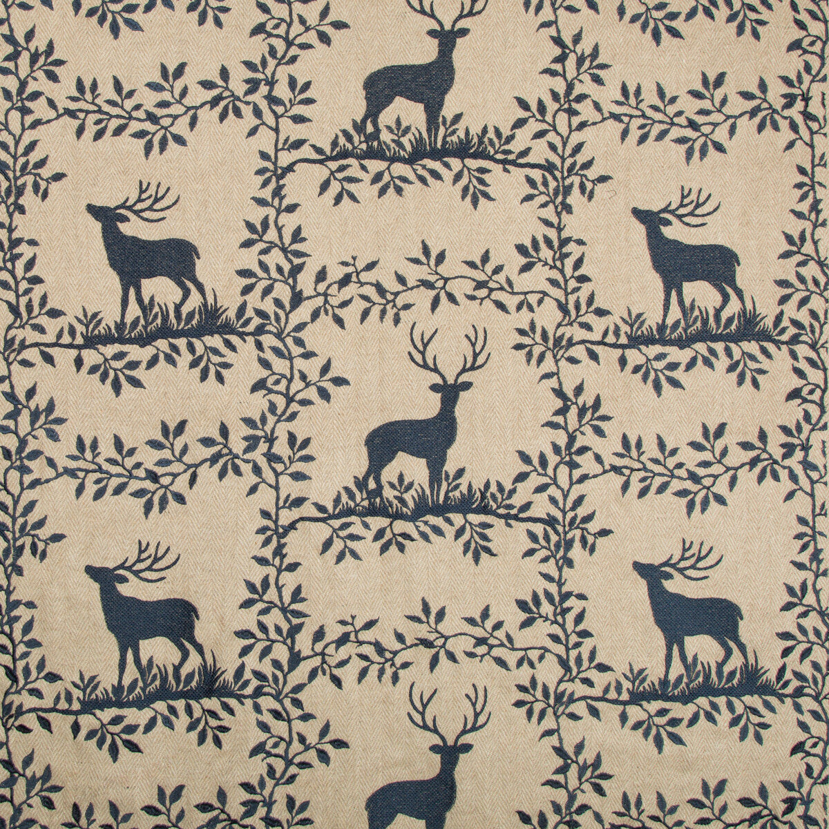 LEE JOFA CARIBOU EMB NAVY