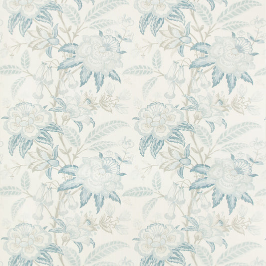 LEE JOFA DAVENPORT PRINT FROST BLUE
