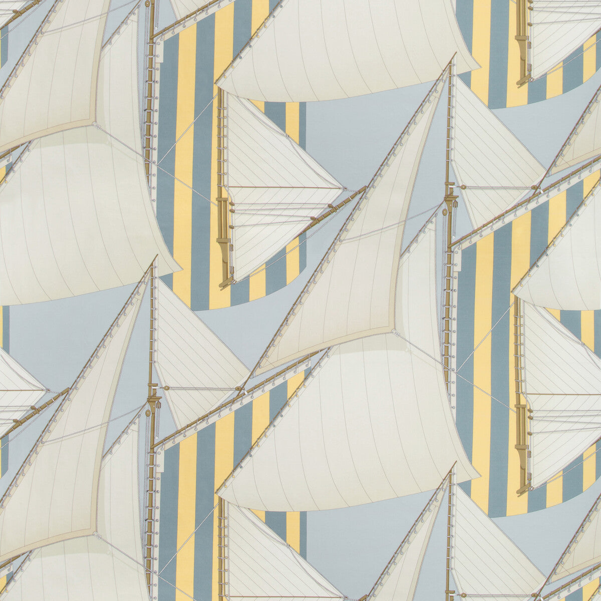 LEE JOFA ST TROPEZ PRINT BLUE/YELLOW