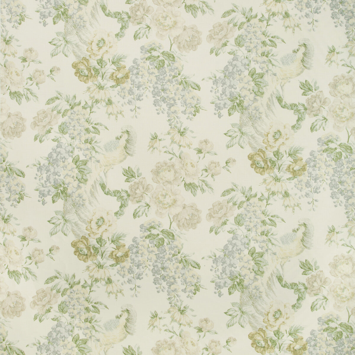 LEE JOFA MONTECITO FLORAL SKY/GREEN