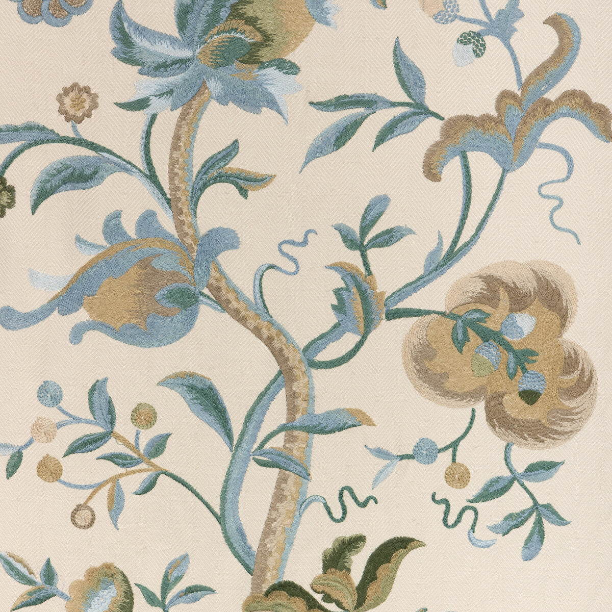 LEE JOFA DORTON EMBROIDERY TEAL