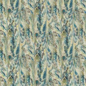 Lee Jofa: Taplow Print 2019114.345.0 Peacock/Gold