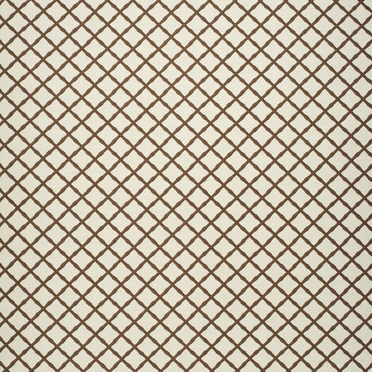 LEE JOFA BAMBOO TRELLIS BROWN