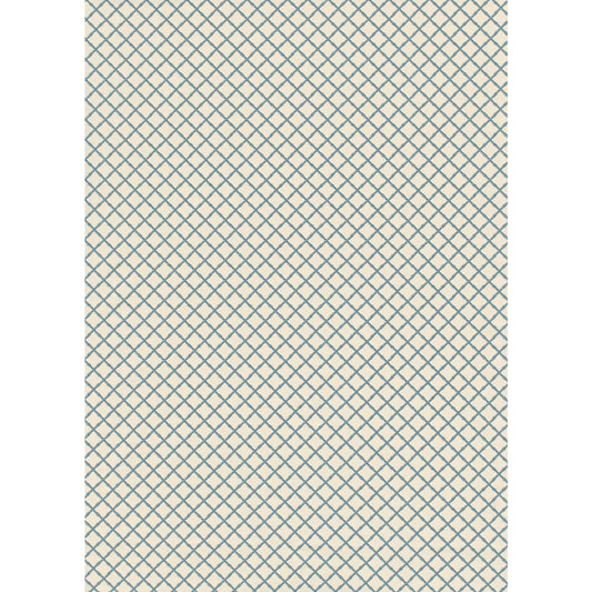 LEE JOFA BAMBOO TRELLIS BLUE