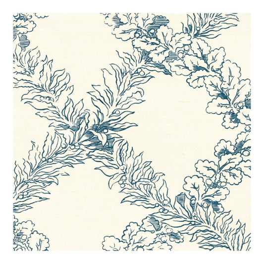 LEE JOFA LEAF TRELLIS BLUE