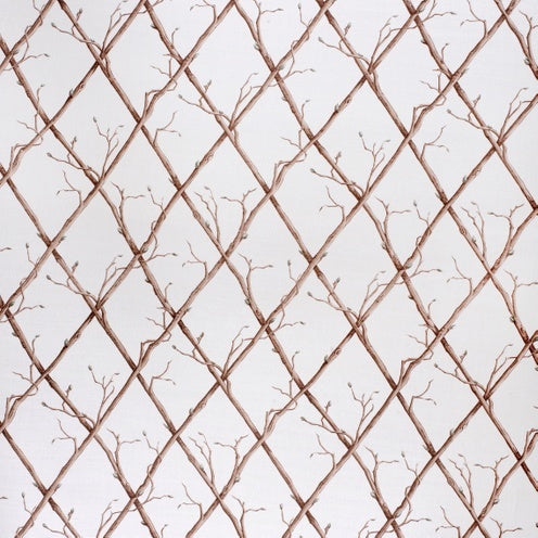 Paolo Moschino for Lee Jofa: Twig Trellis 2020166.1016.0 Brown/White