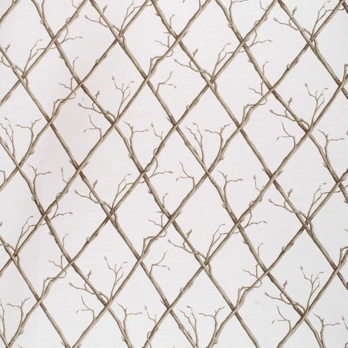 Paolo Moschino for Lee Jofa: Twig Trellis 2020166.123.0 Green/White