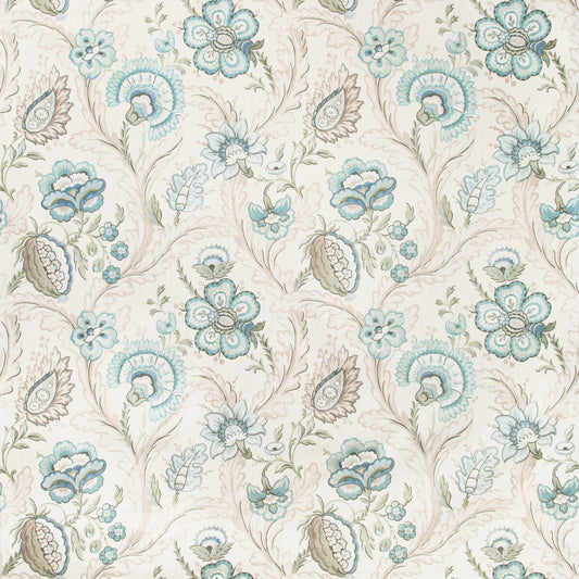 LEE JOFA WIMBERLY PRINT AQUA/SAGE