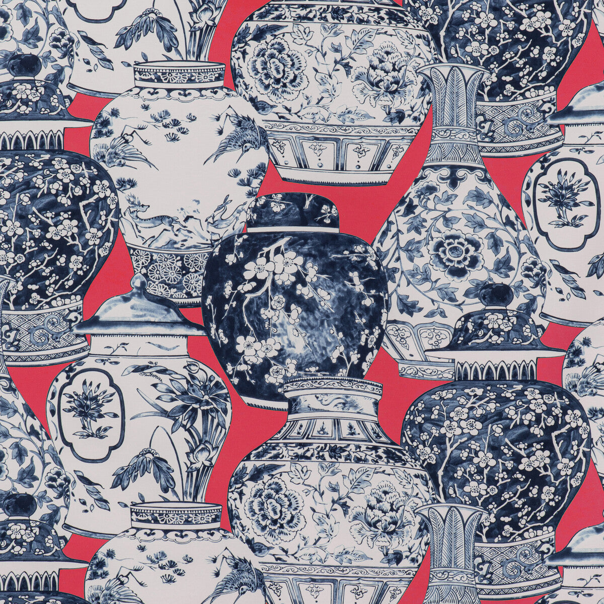 LEE JOFA PANDAN PRINT CHILI/BLUE