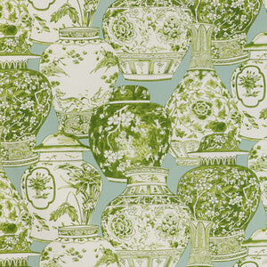 Lee Jofa: Pandan Print 2020194.2313.0 Mist/Jade