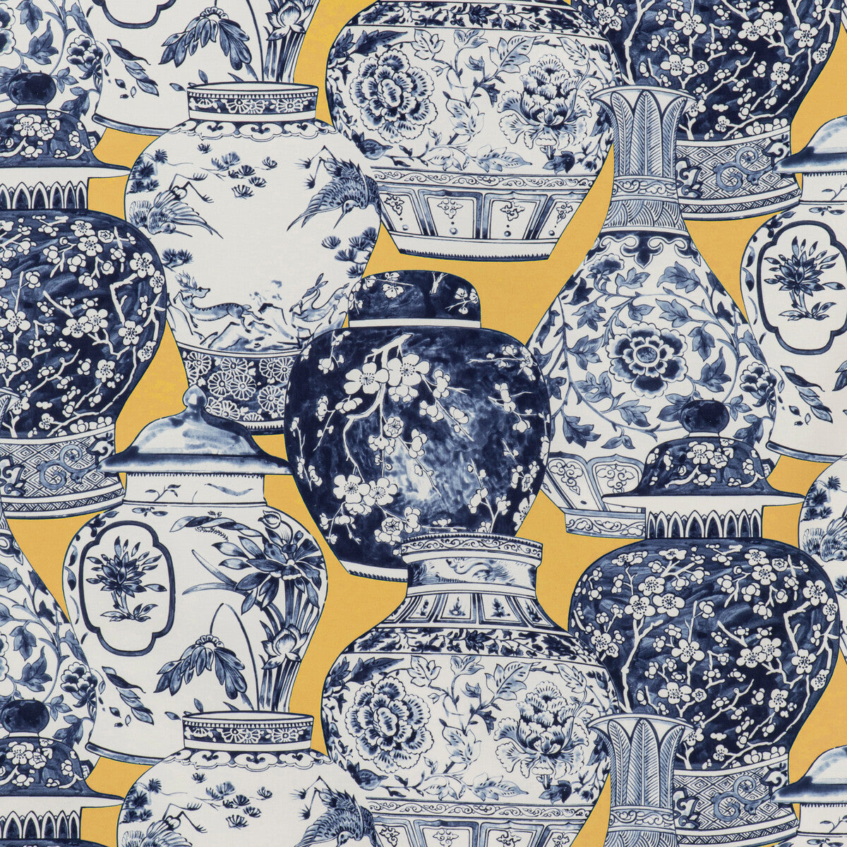 LEE JOFA PANDAN PRINT MAIZE/BLUE