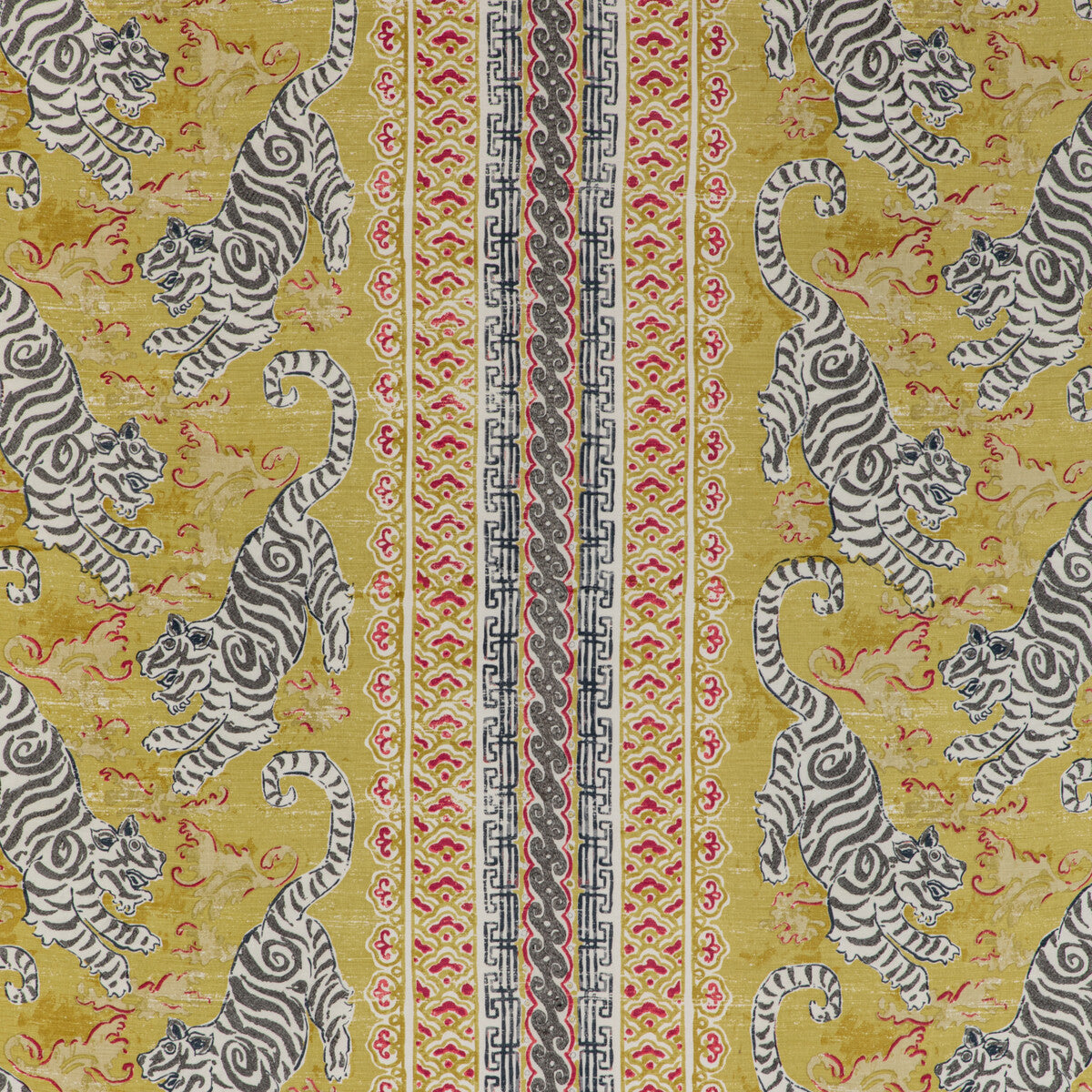 LEE JOFA BONGOL PRINT CITRINE – Designer Fabrics USA