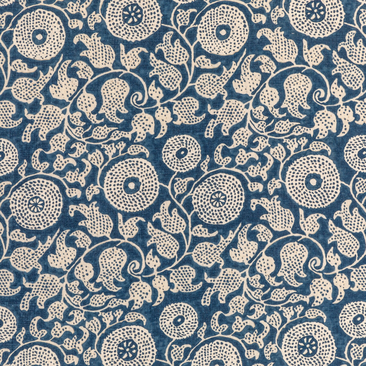 LEE JOFA ELDORA PRINT INDIGO