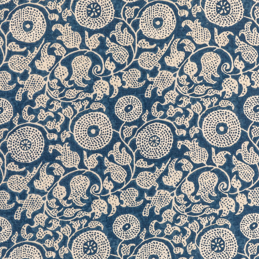 LEE JOFA ELDORA PRINT INDIGO