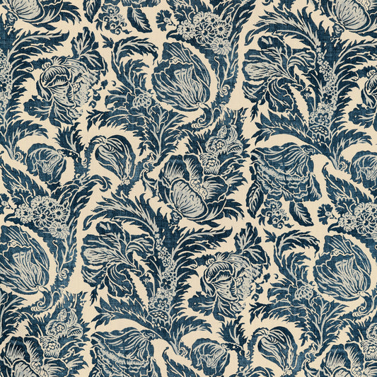 LEE JOFA MARION PRINT INDIGO