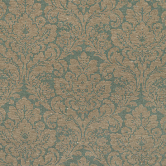 LEE JOFA ACANTHUS DAMASK BLUE