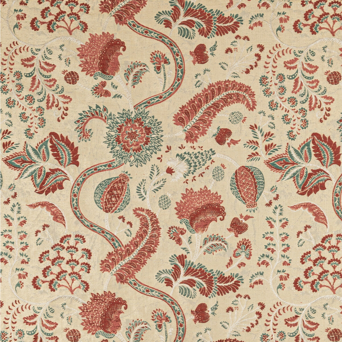 LEE JOFA JARDIN BLEU SAND/ROSE