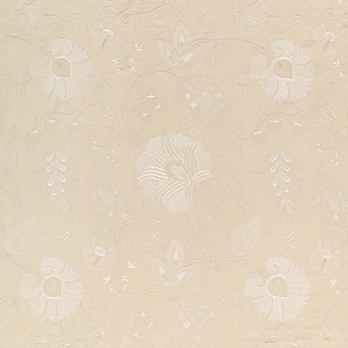 LEE JOFA SHIRAZ EMB STONE/IVORY