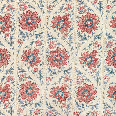Sarah Bartholomew for Lee Jofa: Calico Vine 2022102.195.0 Blue Red