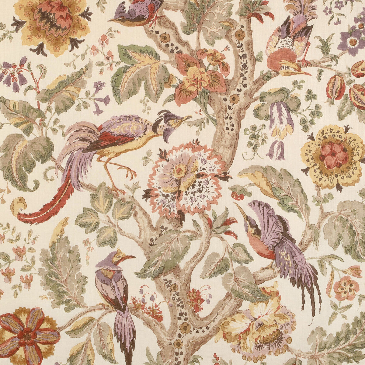 LEE JOFA TREE OF LIFE GOLDEN/MOSS