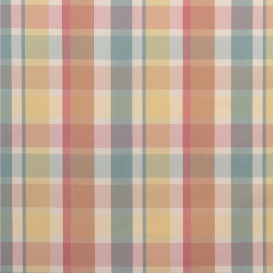 LEE JOFA FISHER PLAID MELON/AQUA