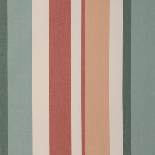 LEE JOFA FISHER STRIPE TEAL/SPICE