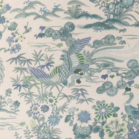 LEE JOFA SAKURA PRINT TEAL