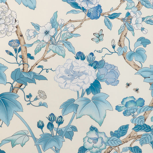 LEE JOFA GARDENIA PRINT DELFT/SKY