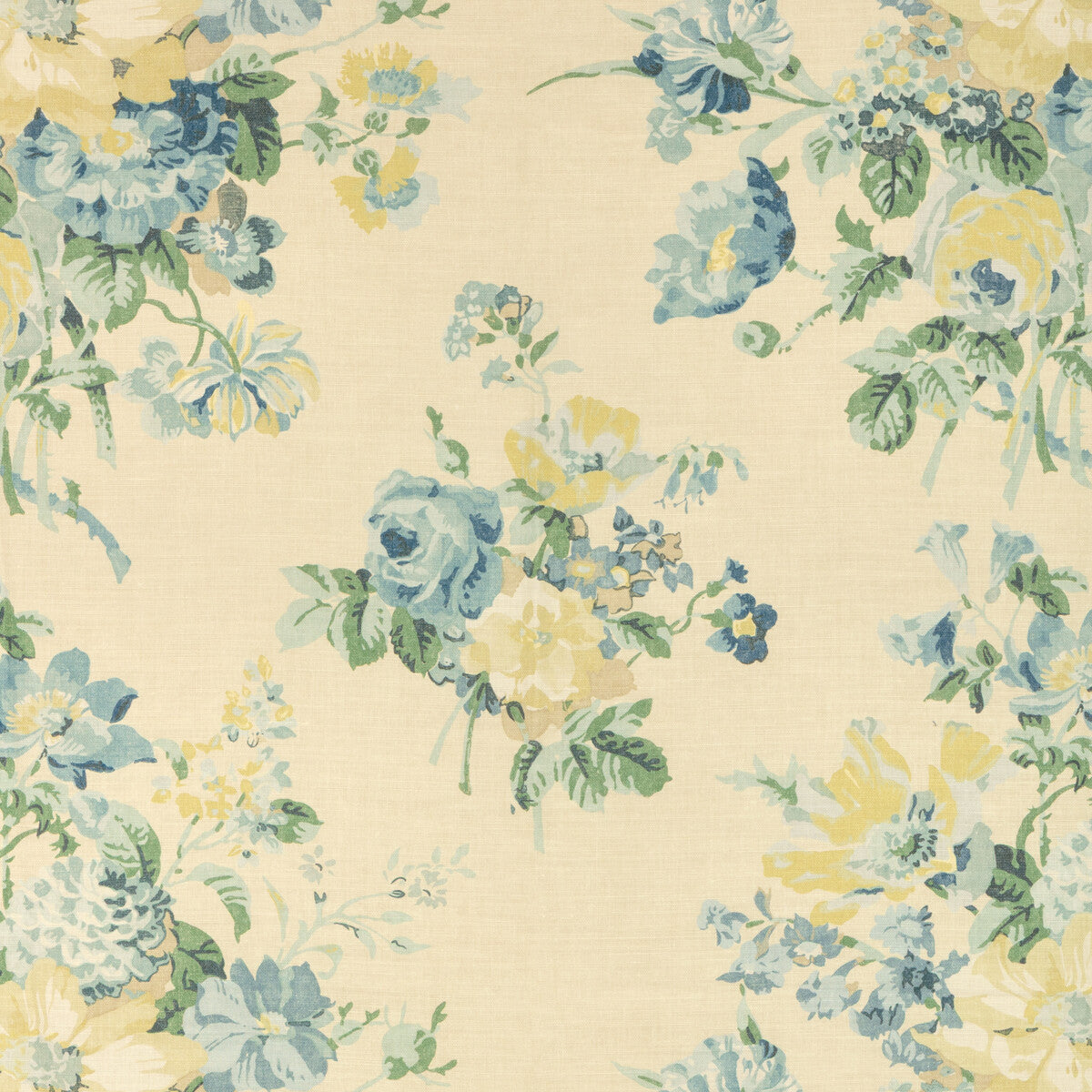 LEE JOFA HATHAWAY PRINT BLUE