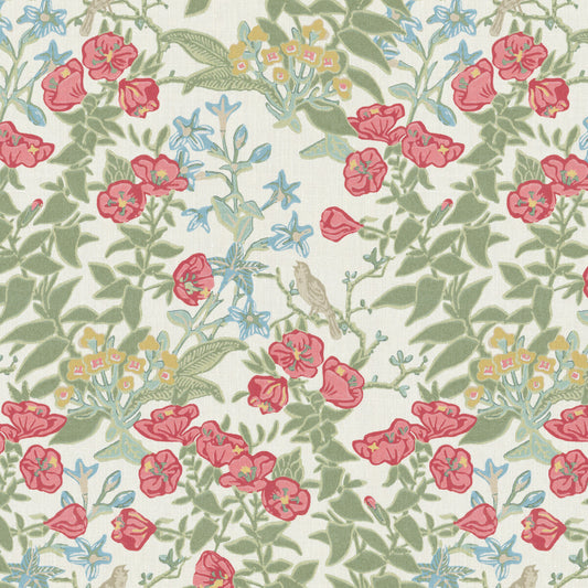 LEE JOFA PLUMERIA PRINT CORAL