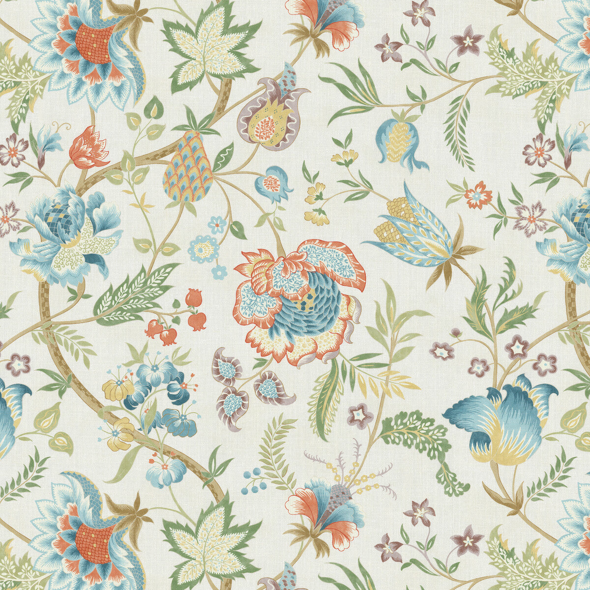 LEE JOFA ARUNDEL PRINT TEAL
