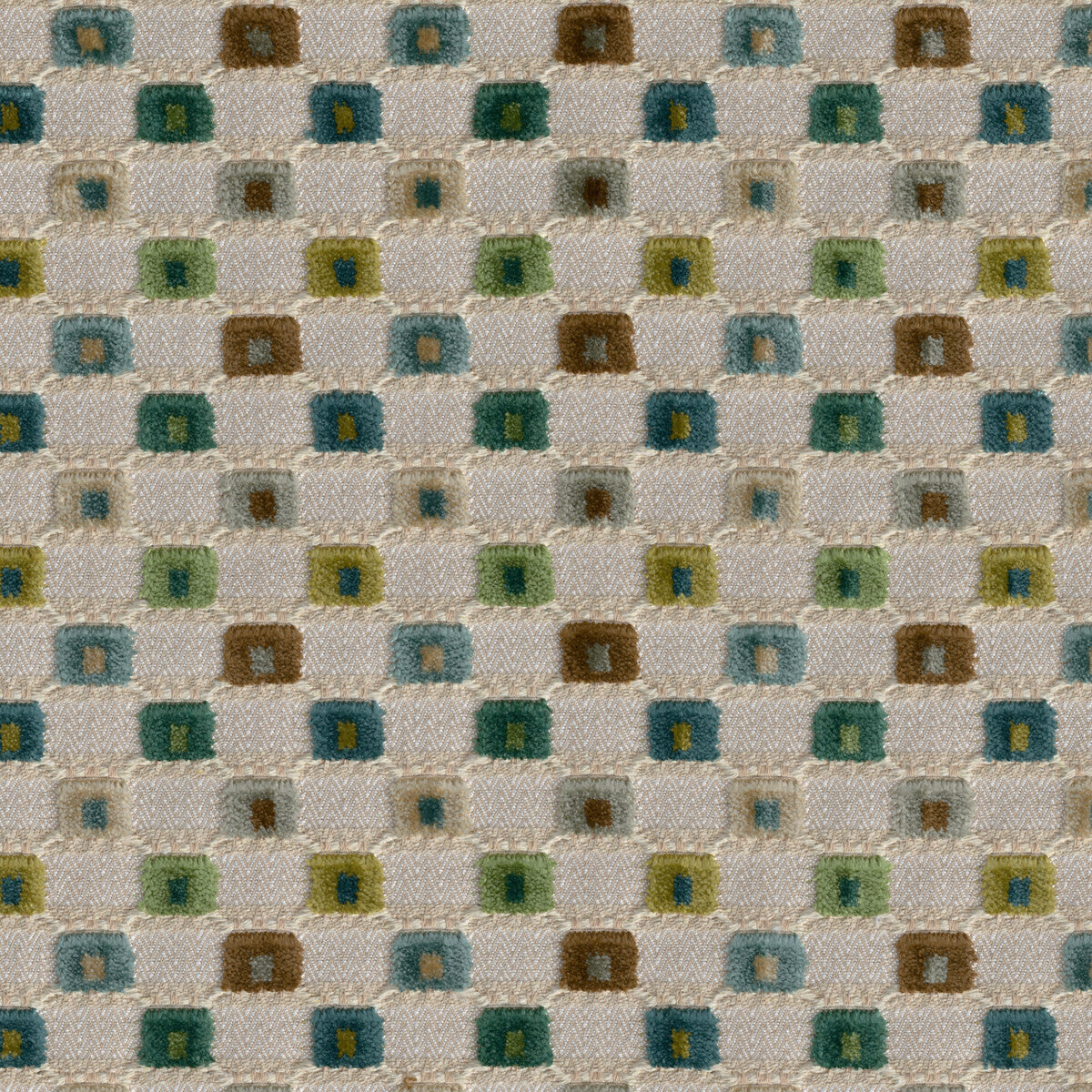 LEE JOFA LISBON VELVET GREEN MULTI