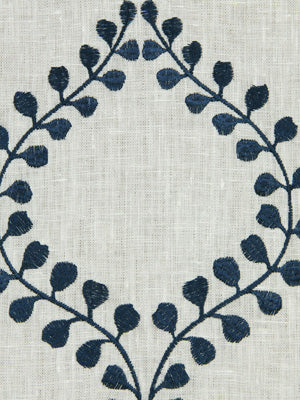 Robert Allen: Winding Leaves 221756 Cobalt