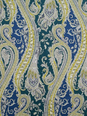 Robert Allen: Fun Paisley 240942 Calypso Blue
