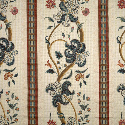 Scalamandre: Clarendon Rigato CL 0003 26541 Blue