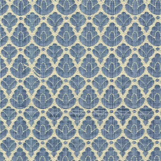 Scalamandre: Rondo CL 0017 26714 Blue & Linen