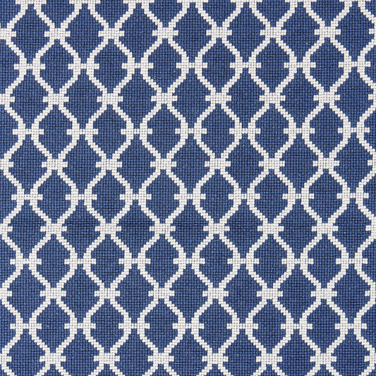 Scalamandre: Trellis Weave SC 0007 27009 Denim