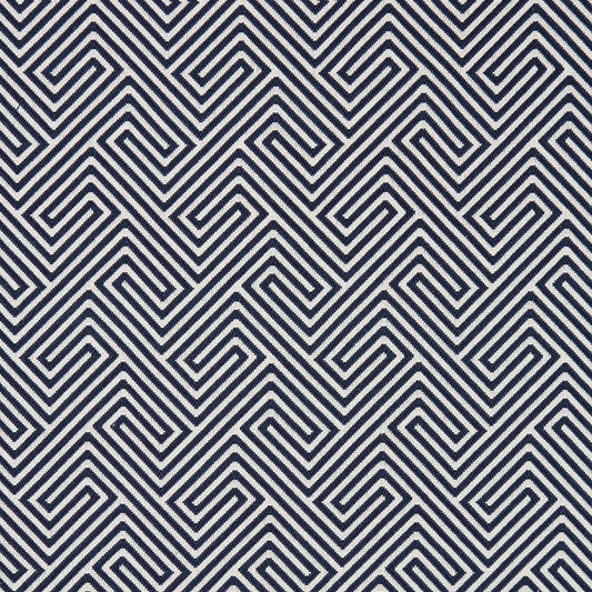 Scalamandre: Labyrinth Weave  SC 0004 27030 Navy