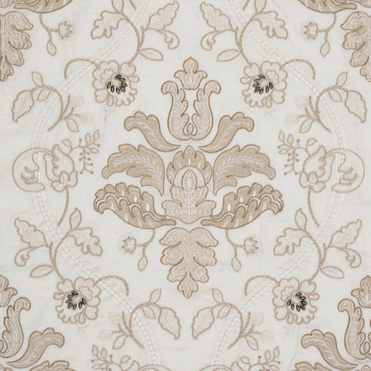 Scalamandre: Isabella Embroidery SC 0001 27033 Champagne