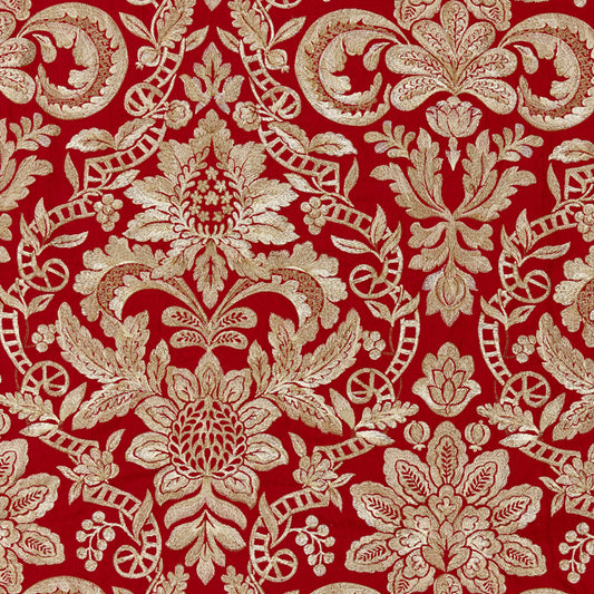 Scalamandre: Elizabeth Damask Embroidery SC 0003 27086 Carneliam