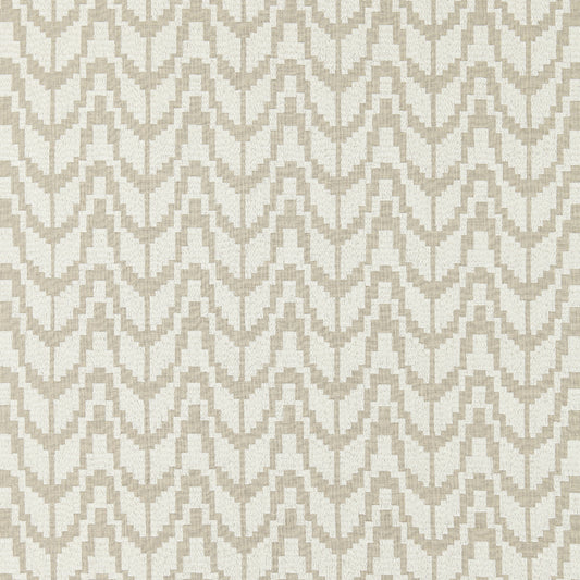 Scalamandre: Chevron Embroidery SC 0003 27103 Flax