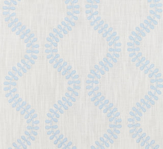 Scalamandre: Foglia Embroidery SC 0001 27127 Sky