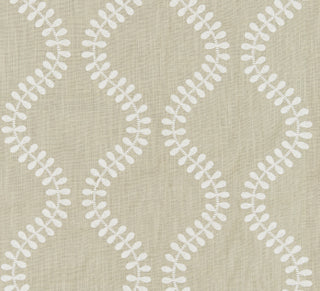 Scalamandre: Foglia Embroidery SC 0004 27127 Flax