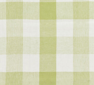 Scalamandre: Westport Linen Plaid SC 0005 27135 Green Tea